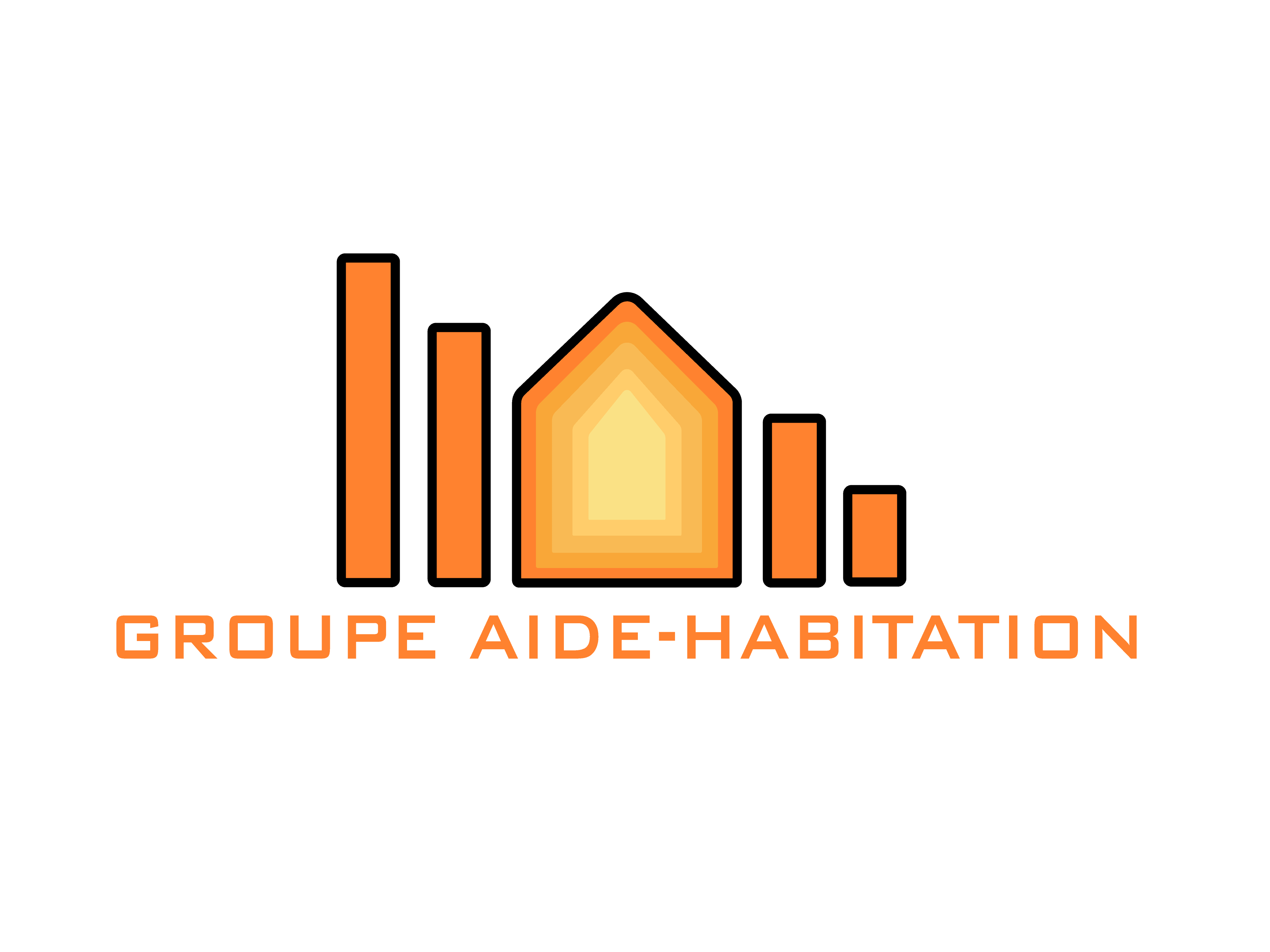 Logo Groupe Aide-Habitation client de 2c2b coworking Mascouche et Boisbriand